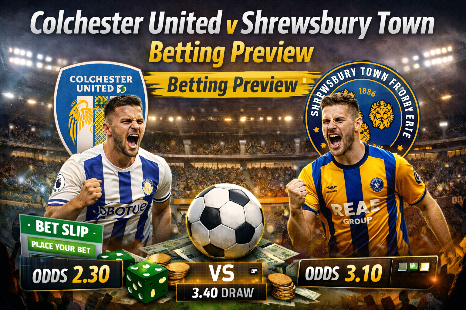 Colchester v Shrewsbury